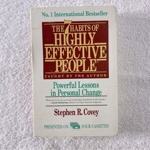 5/$35 Vintage The 7 Habits of Highly Effective People Cassette Tape Audio Book